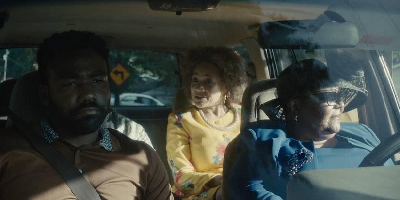 Earn aunt Jeanie and Gloria in Car ride