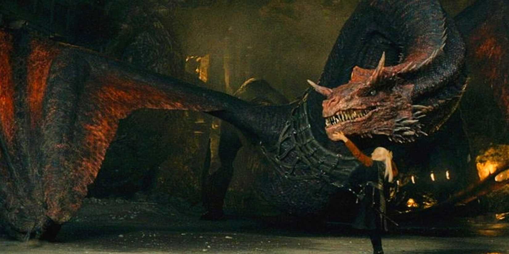 Caraxes and Daemon in House of the Dragon.