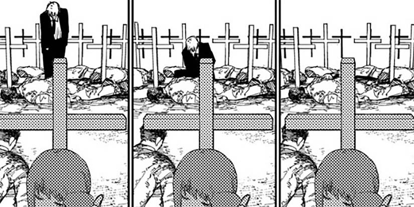 Chainsaw Man - Denji Sneaking Up On Makima Unaware