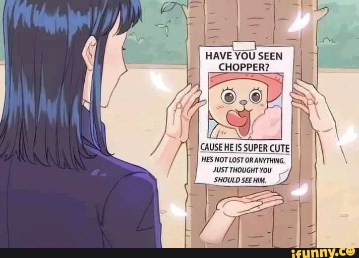 Chopper Is Adorable Info Poster