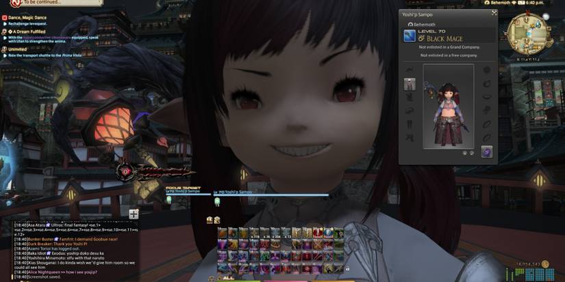Close-up of Yoshi-P's lalafell.