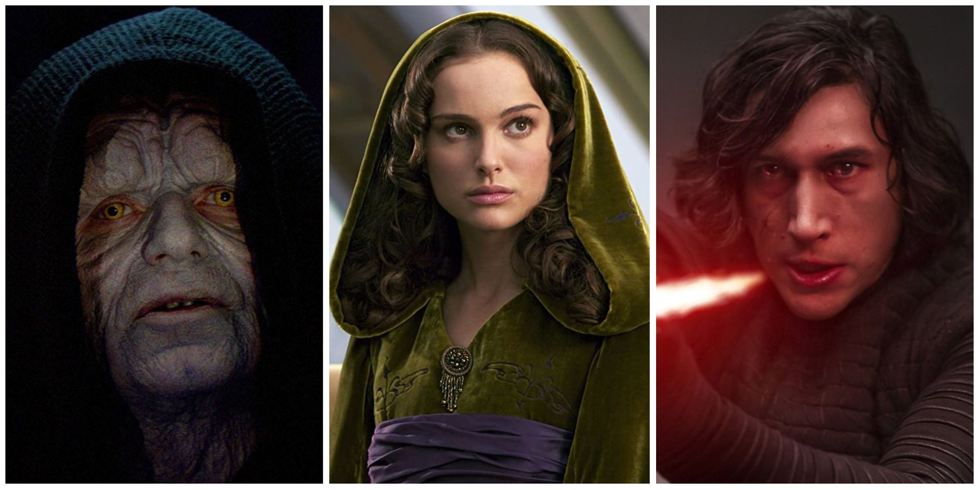 Star Wars: 7 Characters Who Wear The Most Impractical Clothes Palpatine Padme Kylo Ren