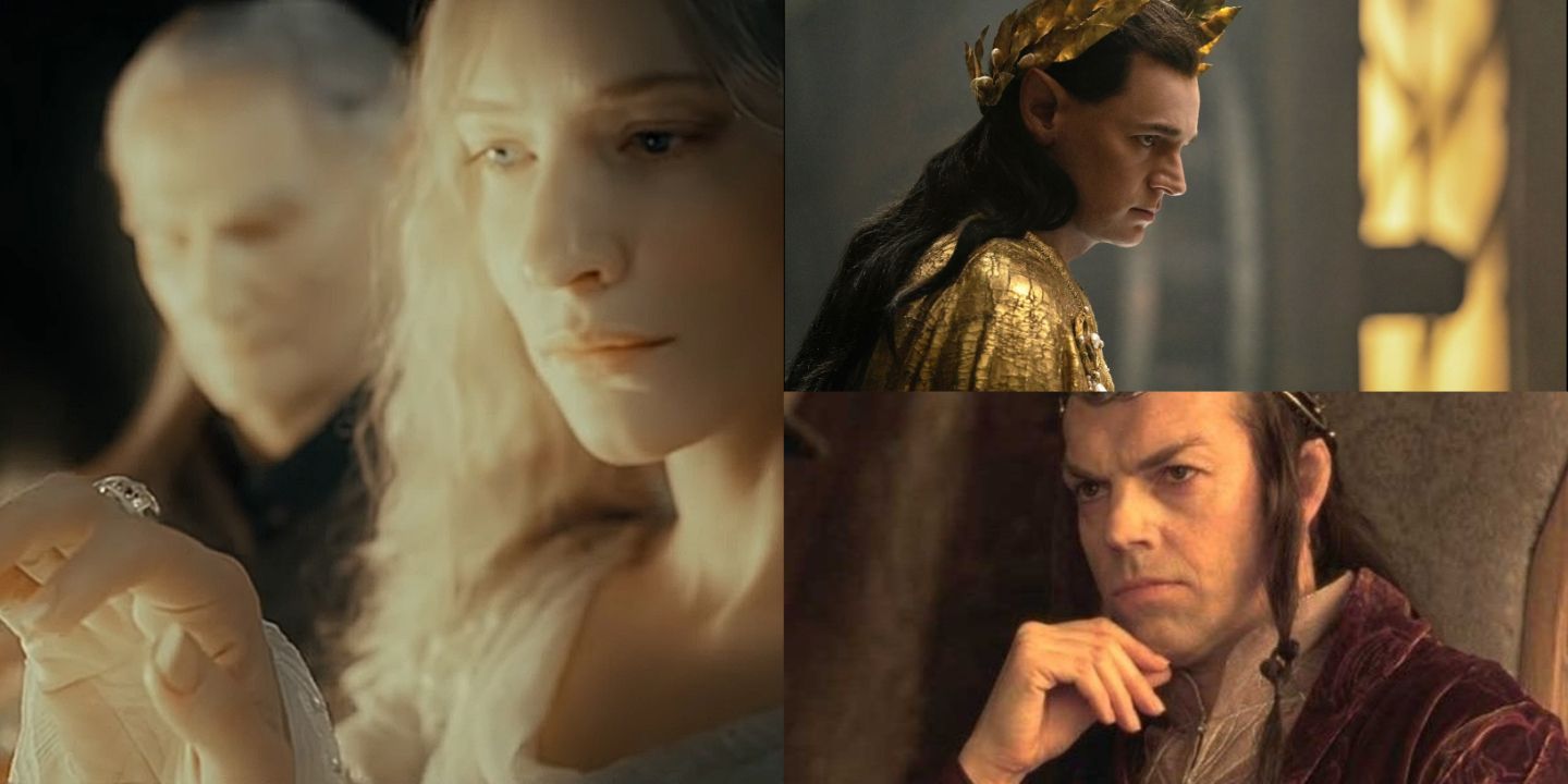 Galadriel, Gil-galad, and Elrond