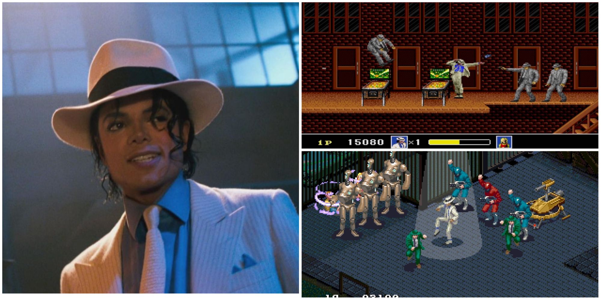 Michael Jackson Moonwalker Movie, Moonwalker Arcade & Sega Genesis Gameplay