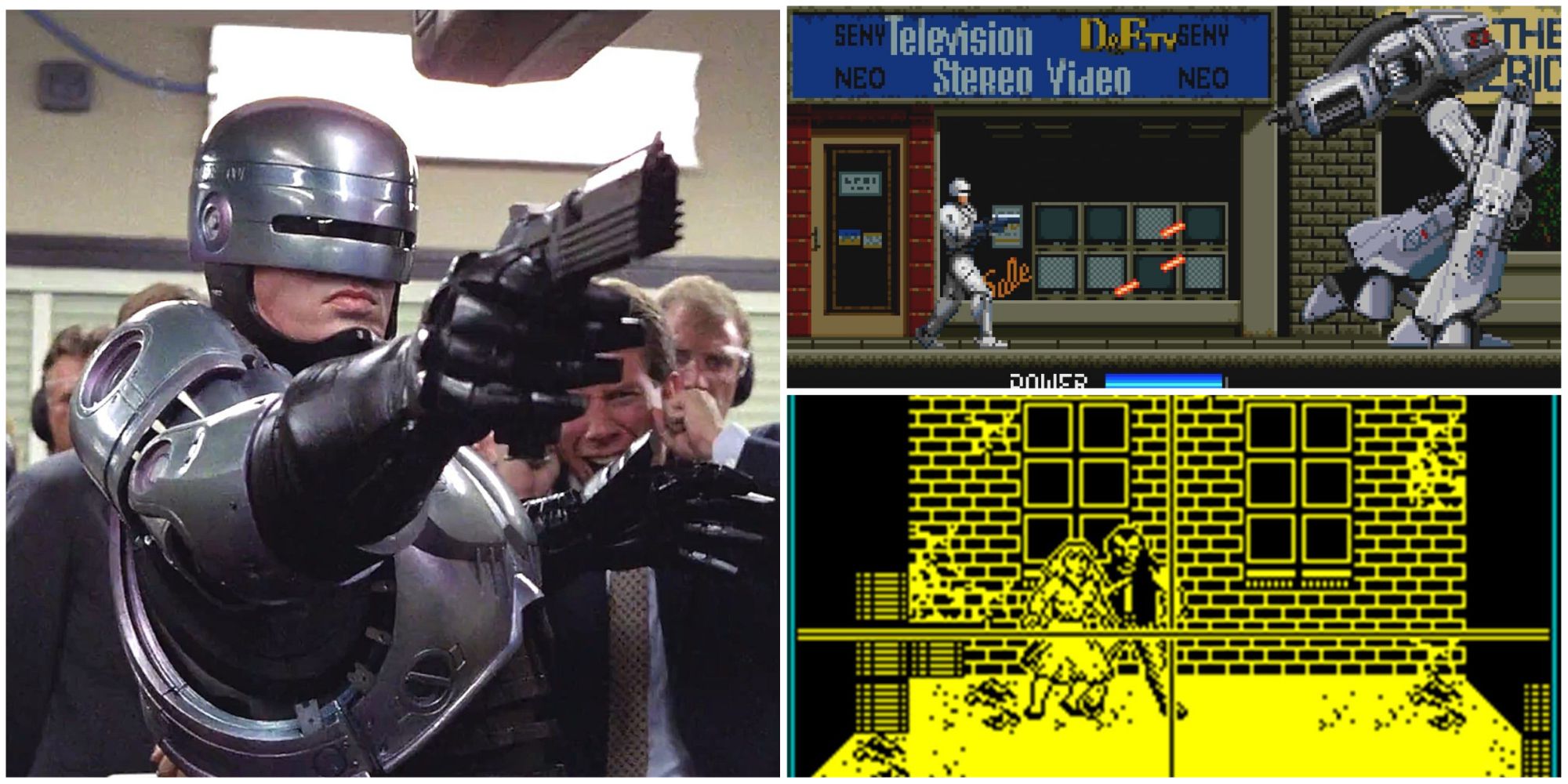RoboCop Movie, RoboCop Arcade Gameplay & RoboCop ZX Spectrum Gameplay