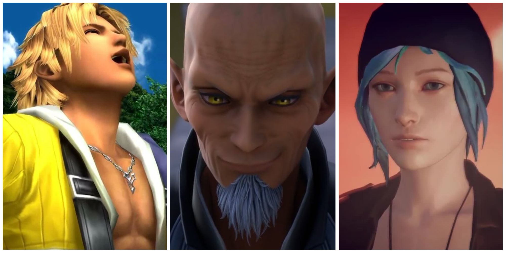 5 Video Game Characters Who Got Undeserved Happy Endings Tidus Xehanort Chloe Price