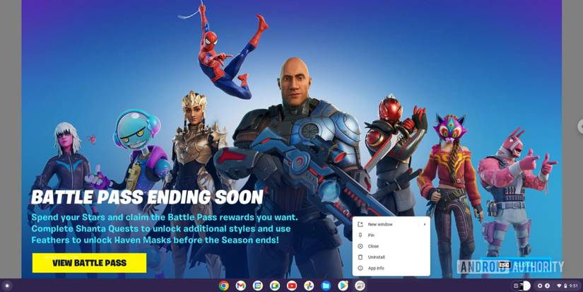 fornite on chromebook