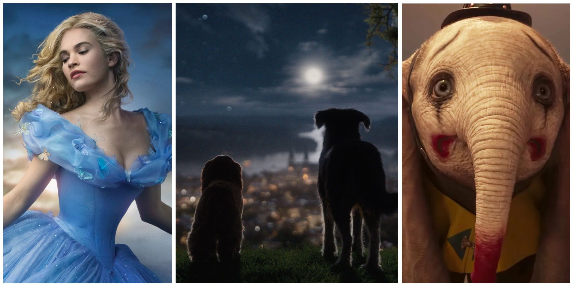10 Best Live-Action Disney Remakes, Ranked Cinderella Lady and the Tramp Dumbo