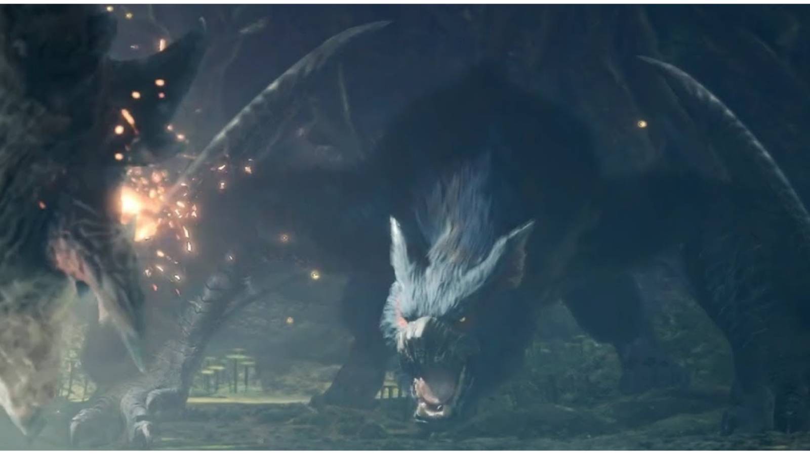 Monster Hunter Rise Nargacuga Cutscene