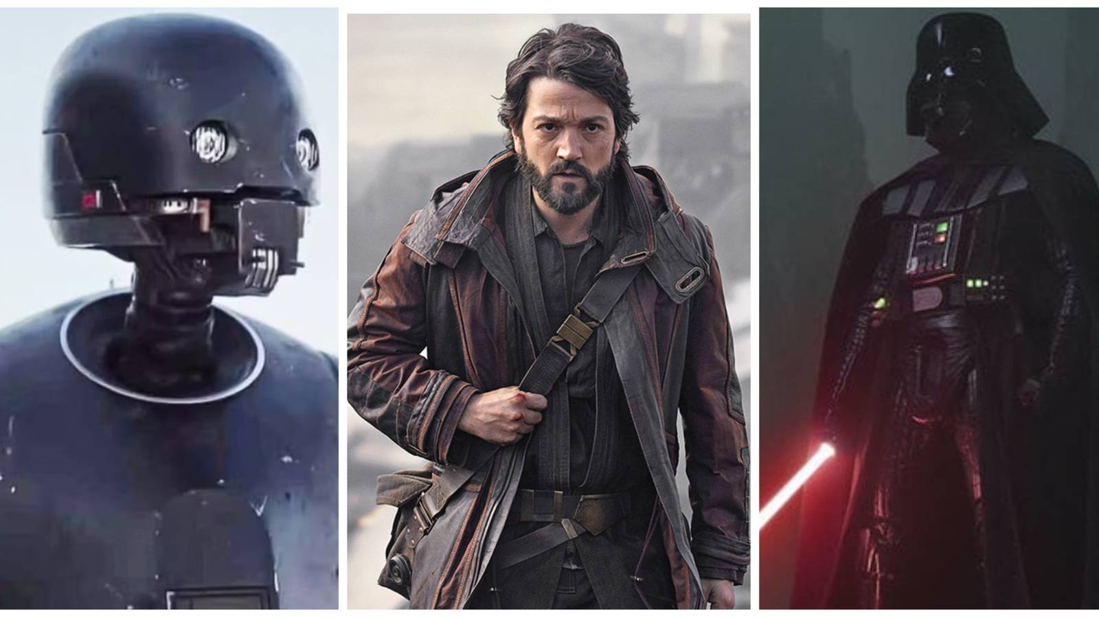 k-s2o, cassian andor and darth vader for disney plus