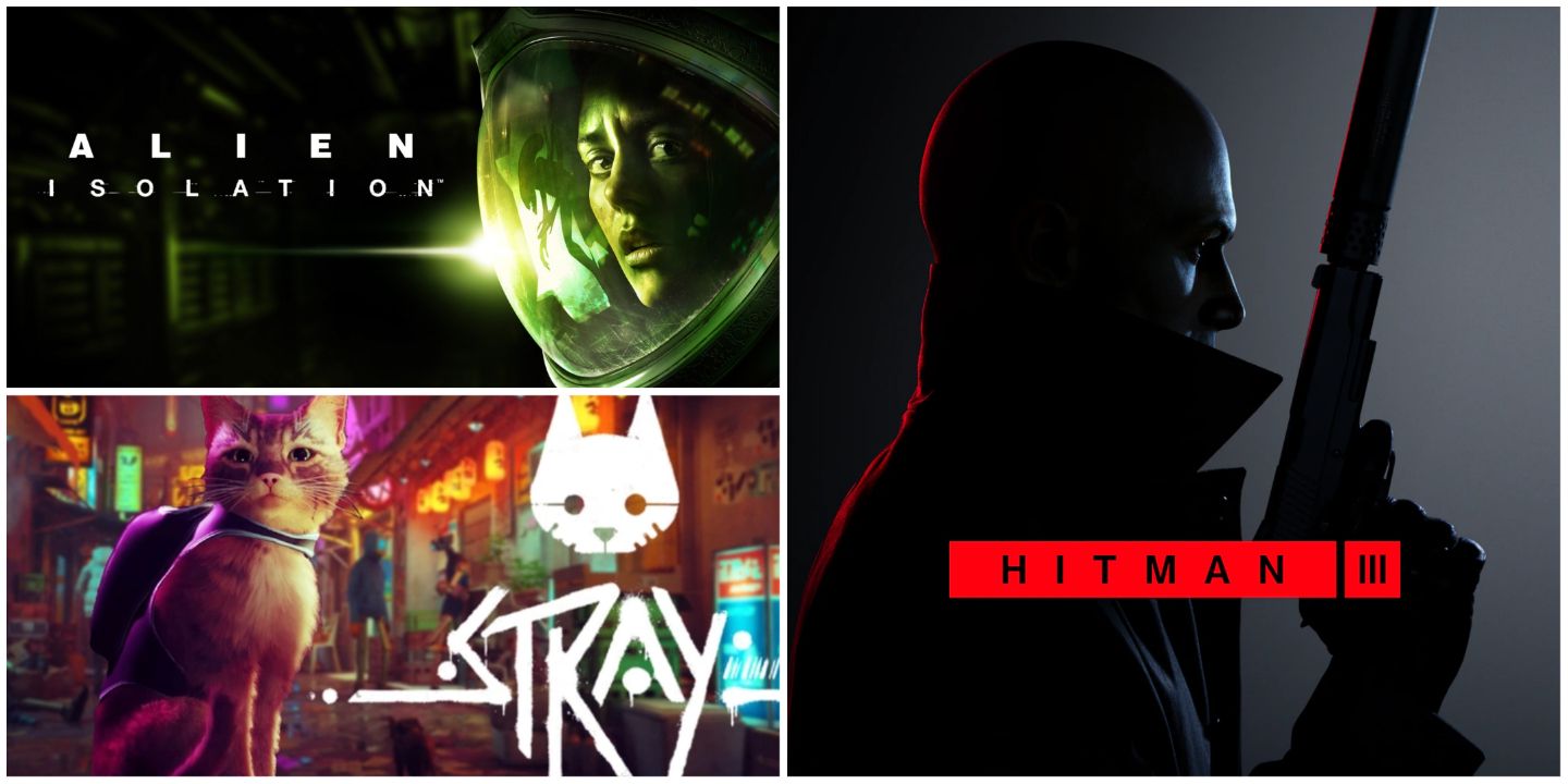 Alien: Isolation, Stray, Hitman III titles