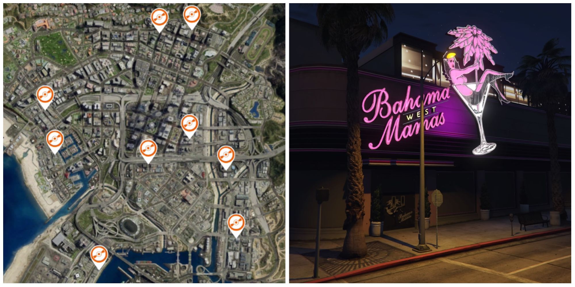 Gta 5 Strip Bar Location On Map