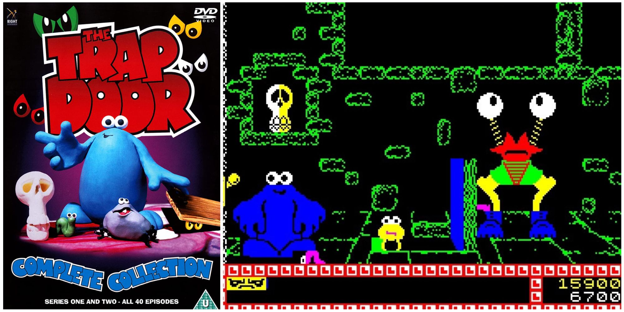 The Trap Door DVD Cover Art, The Trap Door ZX Spectrum Gameplay