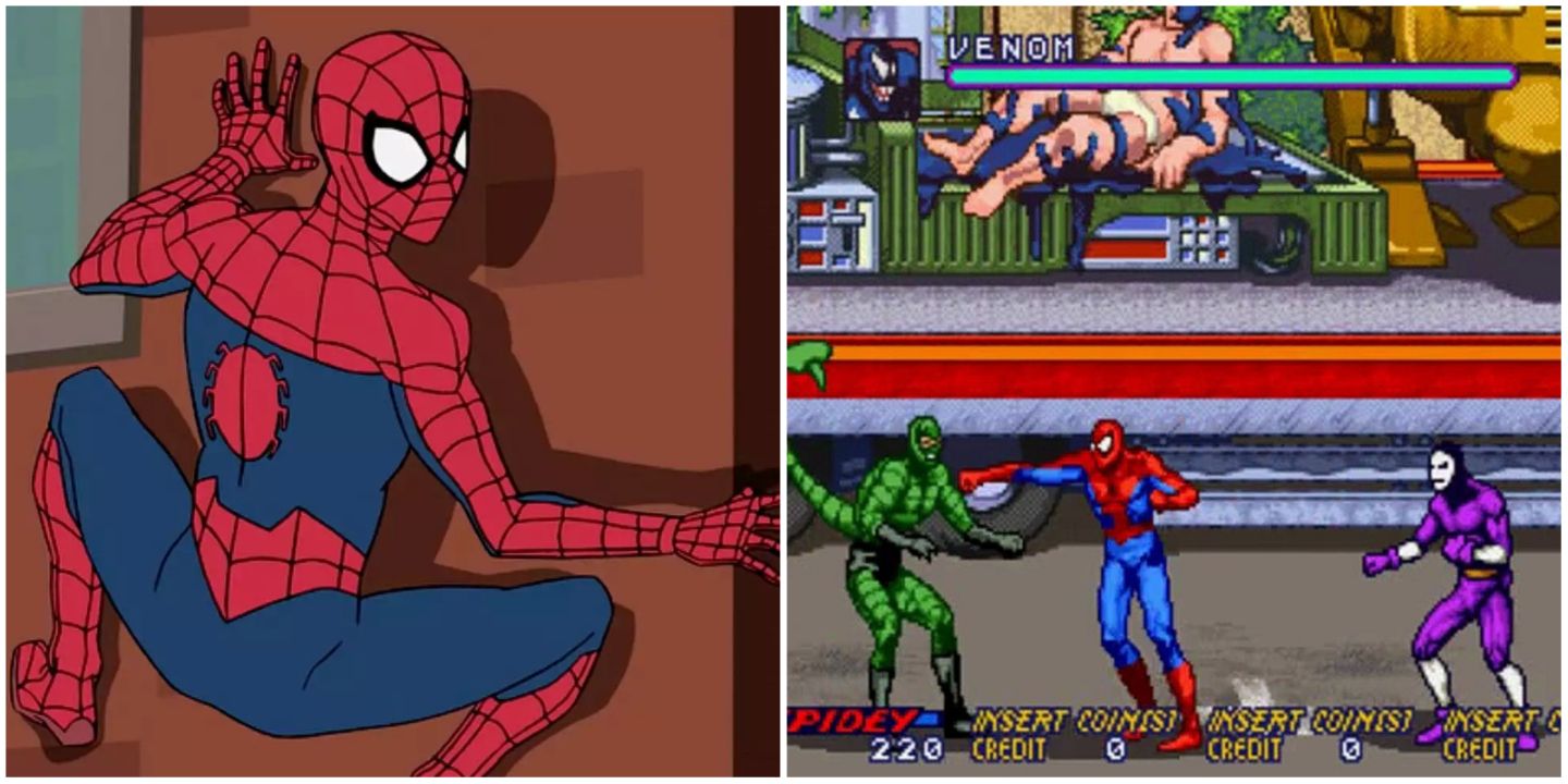 Spider-Man Cartoon, Spide-Man The Arcade Gameplay