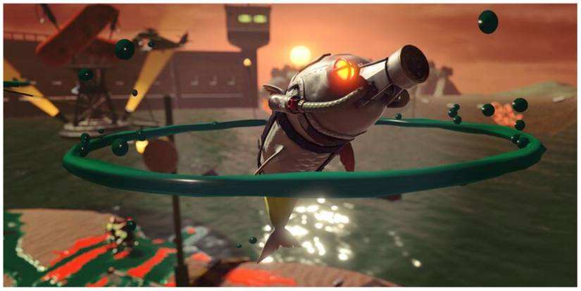 Flipper-flopper in air.