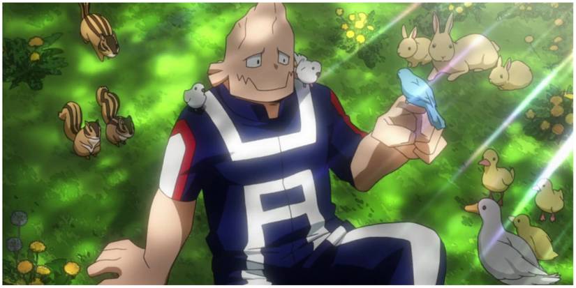 Koji Using His Quirk To Speak To Animals