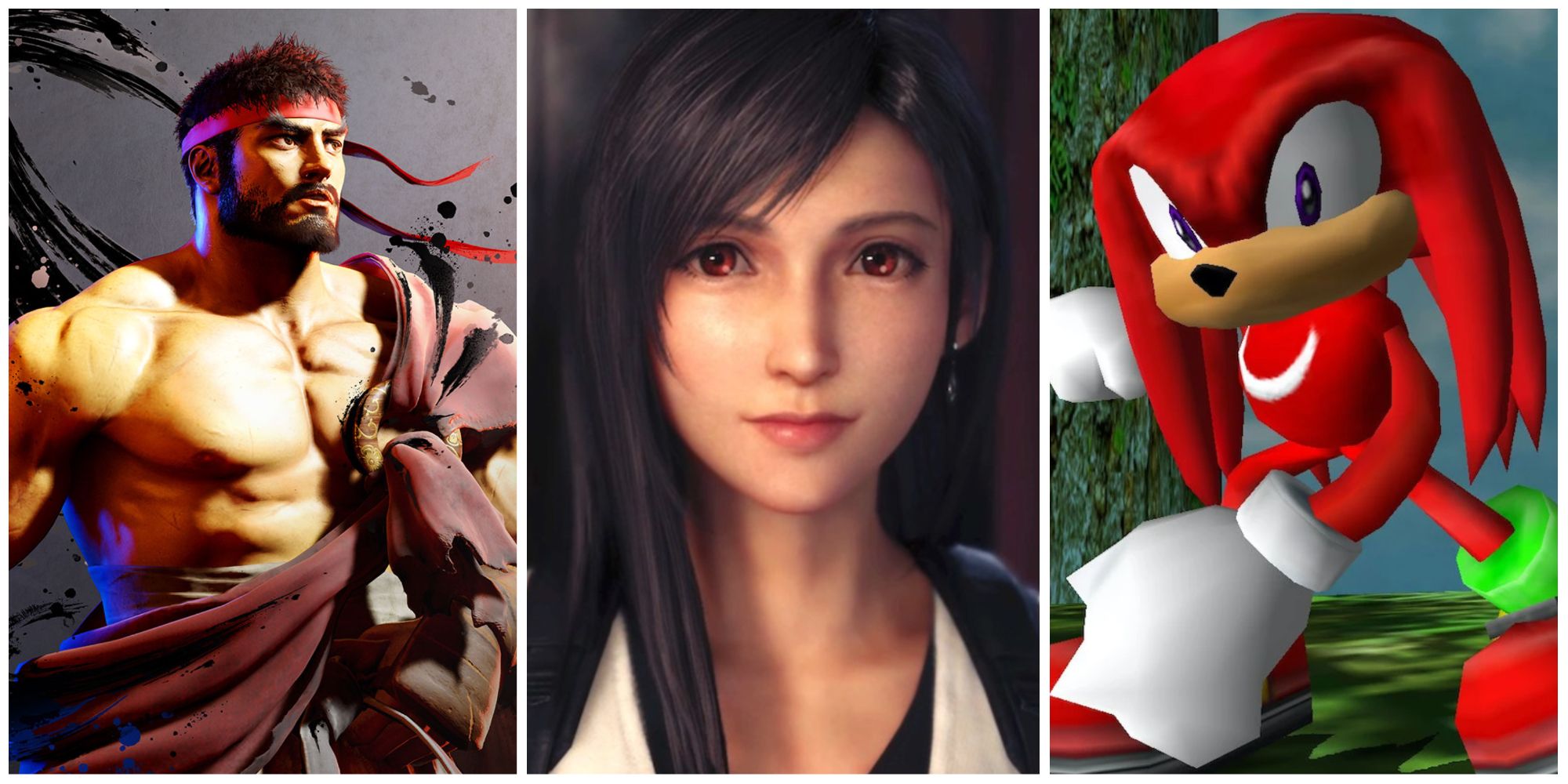 8 Strong Game Characters Who Fight With Their Bare Hands Ryu Tifa Knuckles