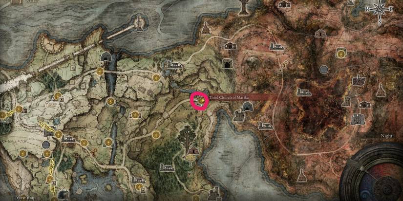 Third Church of Marika map.