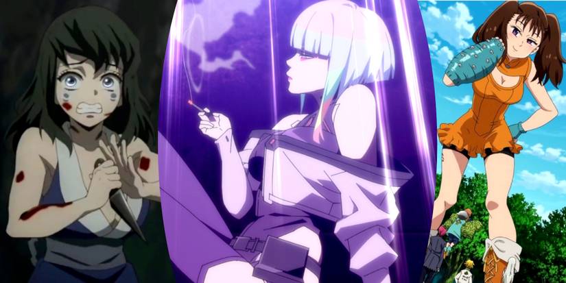 Cyberpunk Edgerunners Familiar voices Lucy Suma: Demon Slayer Diane: The Seven Deadly Sins Netflix Crunchyroll