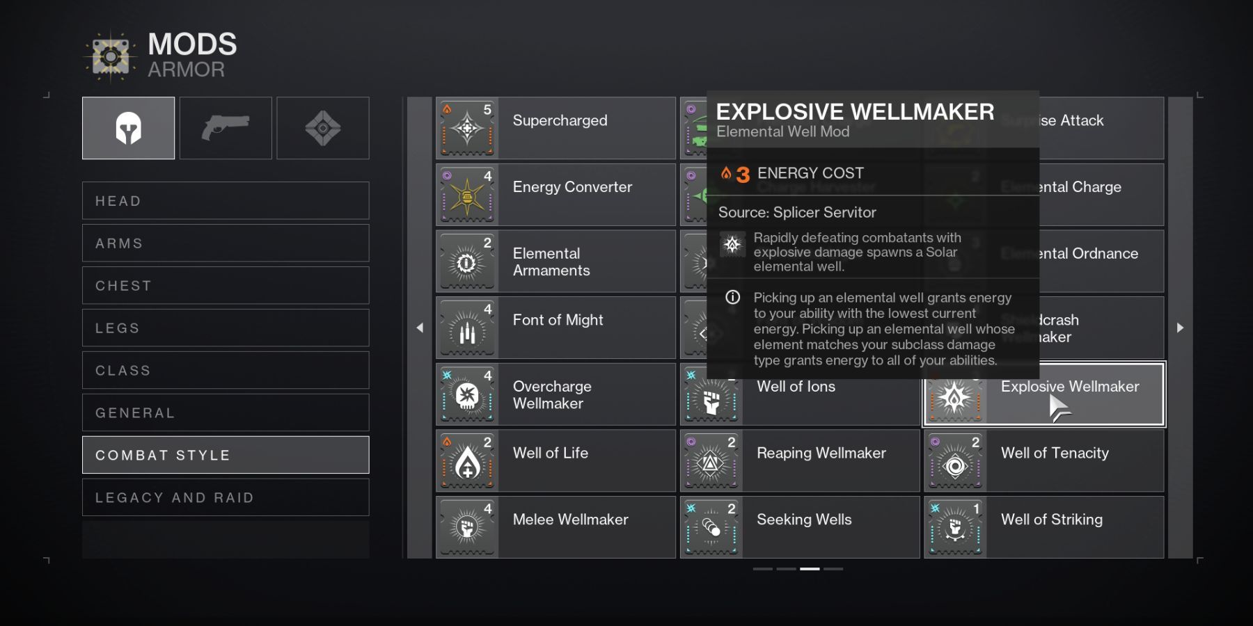 Destiny 2 Explosive Wellmaker Mod