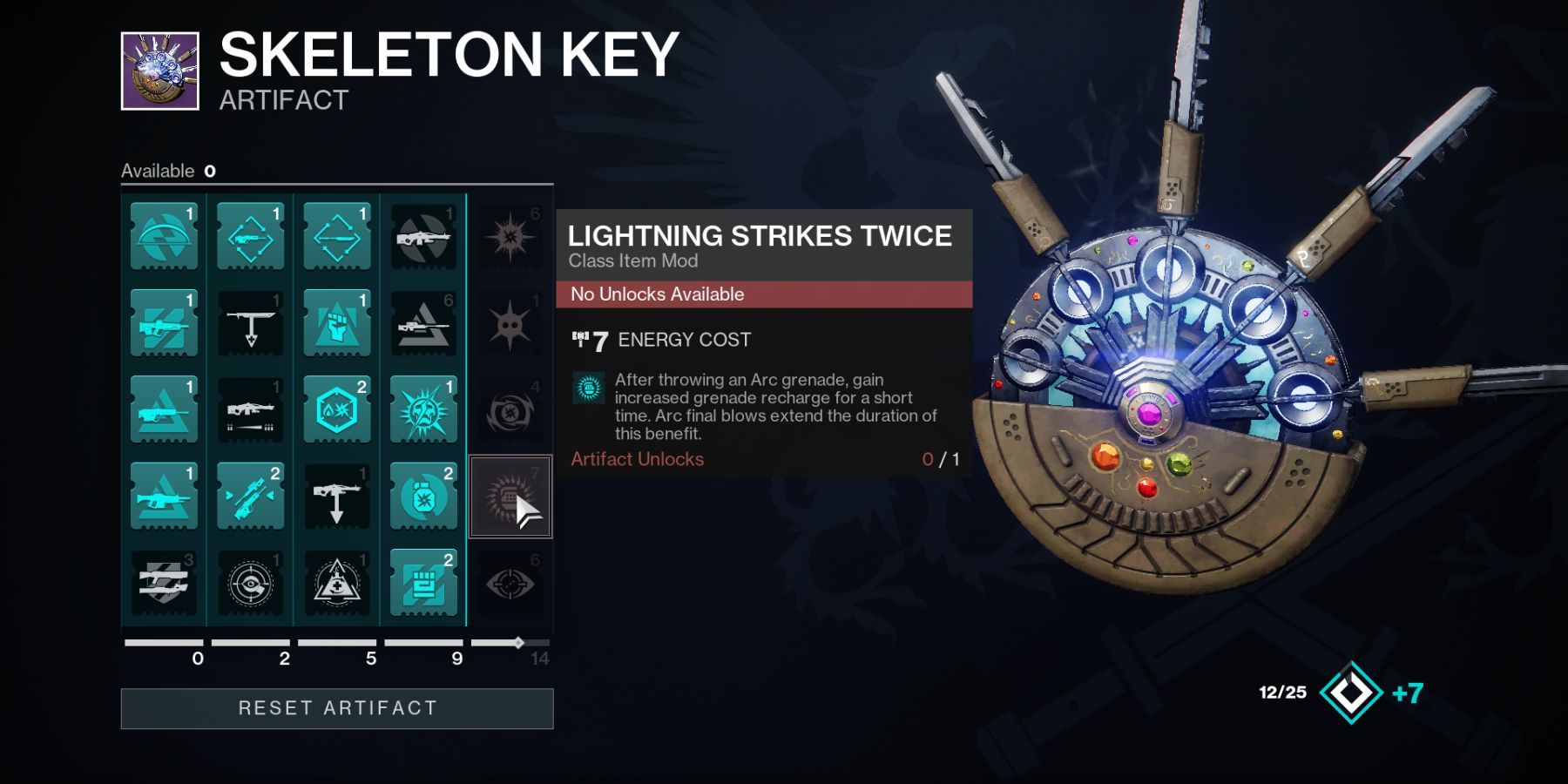 Destiny 2 Lightning Strikes Twice Artifact Mod
