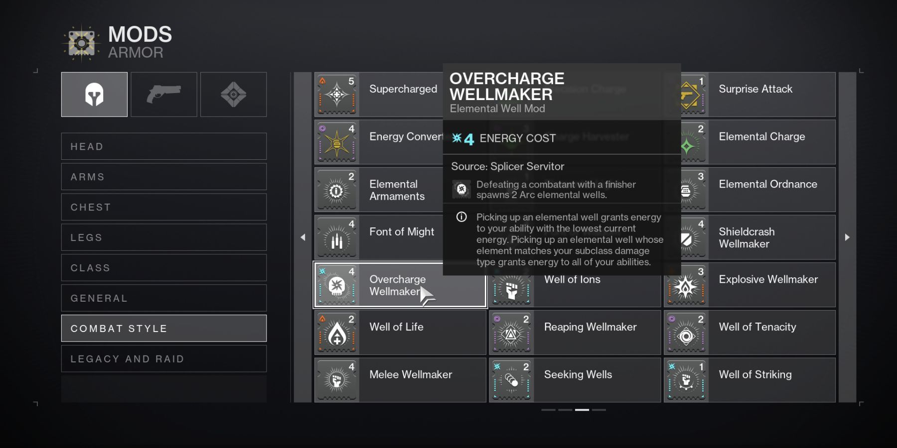 Destiny 2 Overcharge Wellmaker Mod