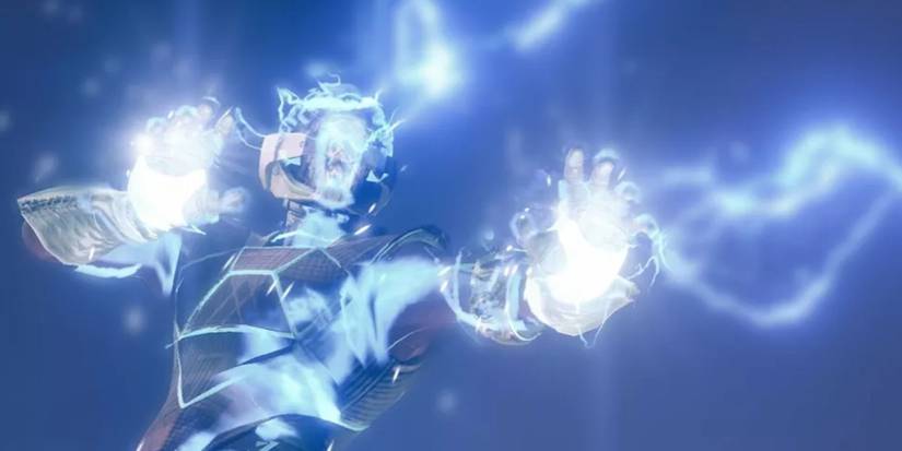 Destiny 2 Warlock Using Arc