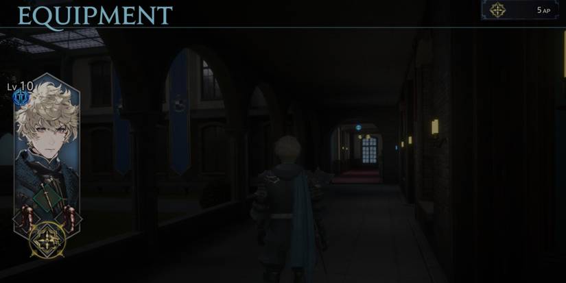 DioField Selecting Abilities from the Equipment screen