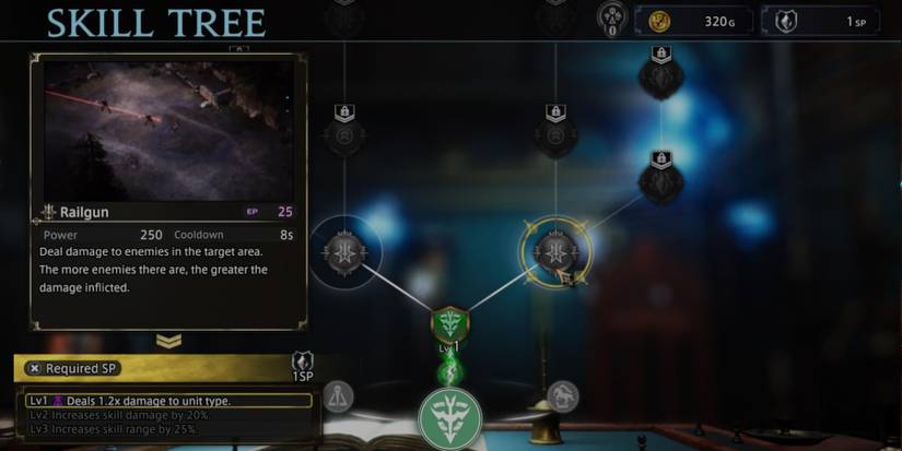 DioField Skill Tree