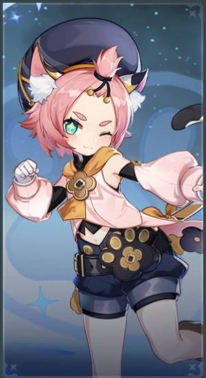 Diona Hangout Card Genshin Impact