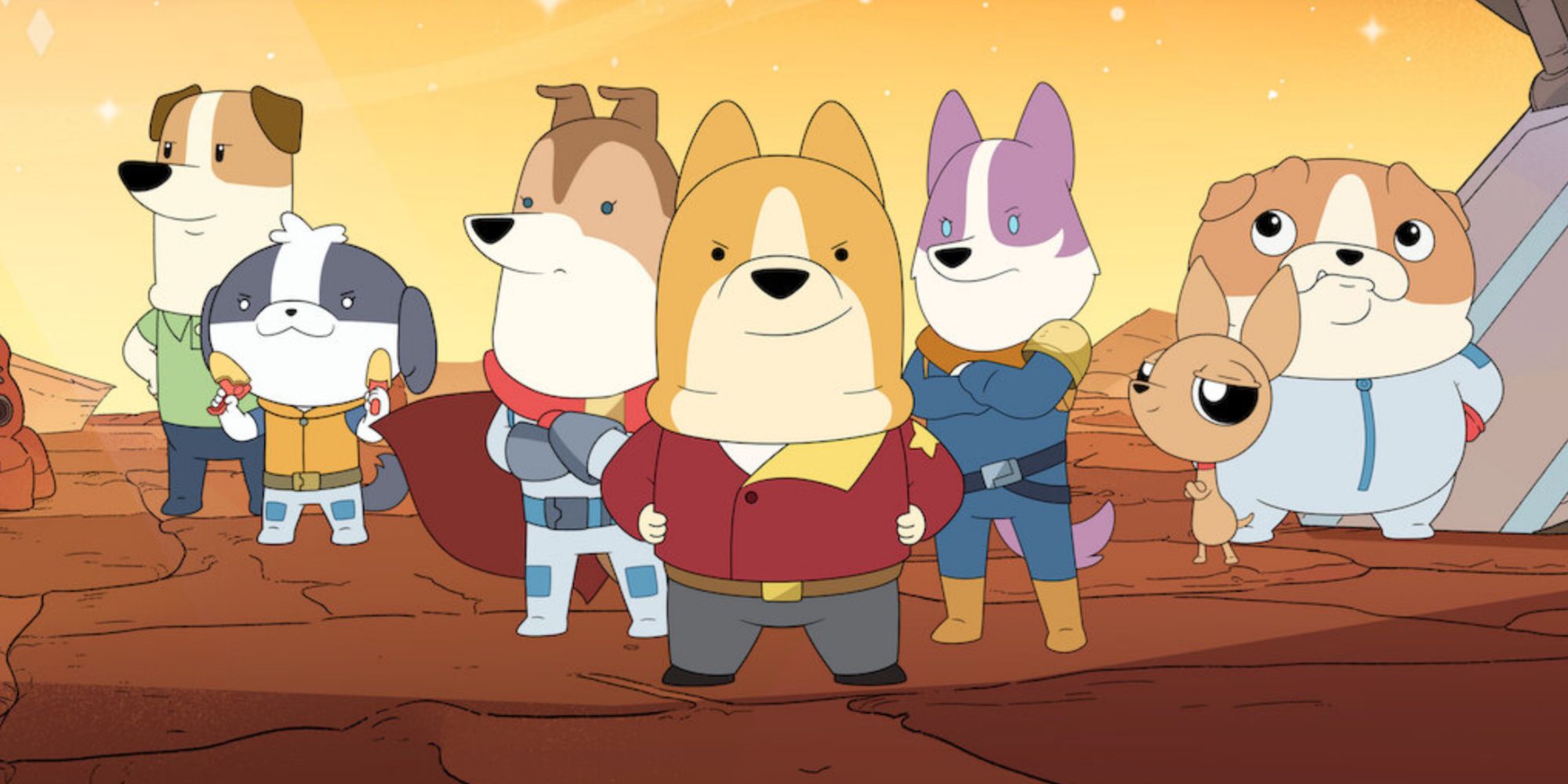 Dogs In Space netflix promo pic