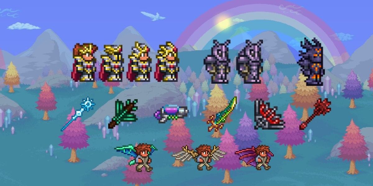 Terraria, combat builds for Empress of Light boss