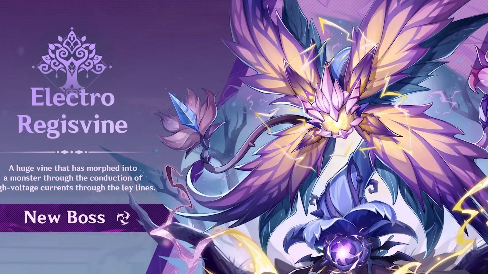 Electro Regisvine Genshin Impact 