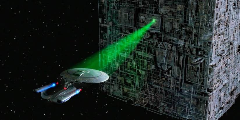 Enterprise encounters the Borg for the first time