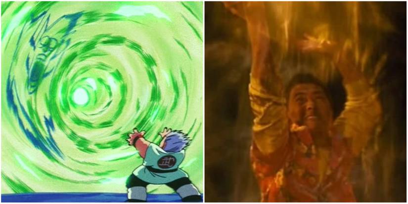 Evil Containment Wave in Dragon Ball and Dragonball Evolution