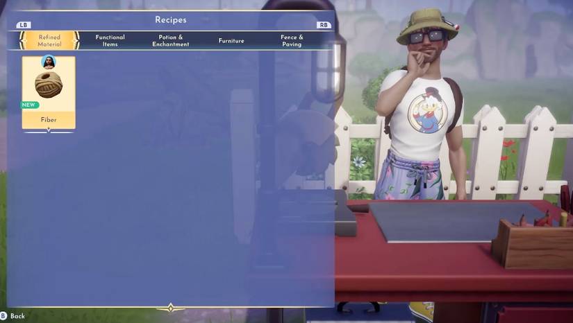 FIBER CRAFTING disney dreamlight valley