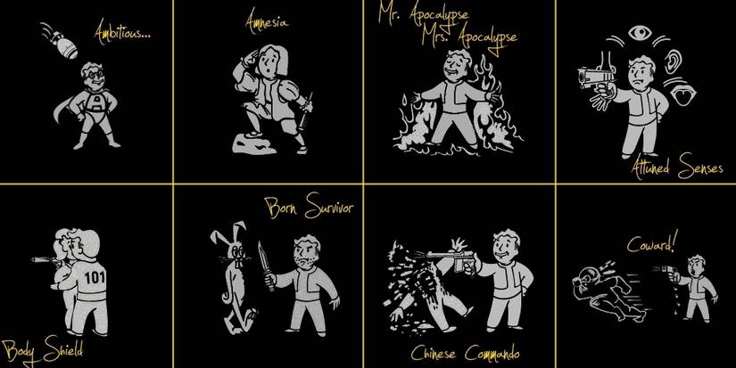 A collection of new perk icons created by TheFakeEmpire for the Fallout 3 Ultimate Perk Pack