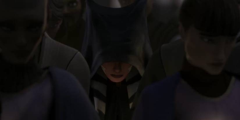 ahsoka tano at padme amidala's funeral