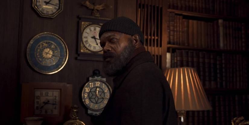 nick fury not wearing his signature eyepatch