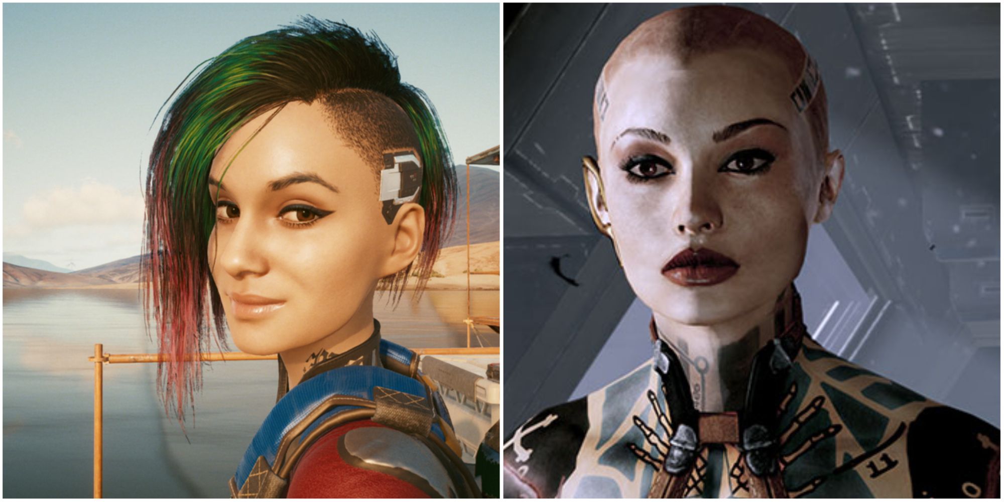 Female Game Characters with Shaved Heads