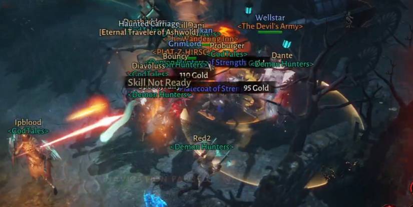 Fighting Mobs in the Haunted Carriage