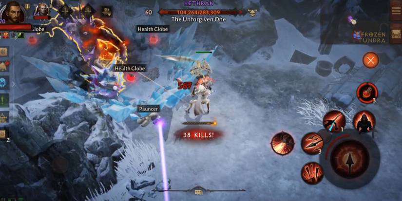 Fighting a Purple Enemy