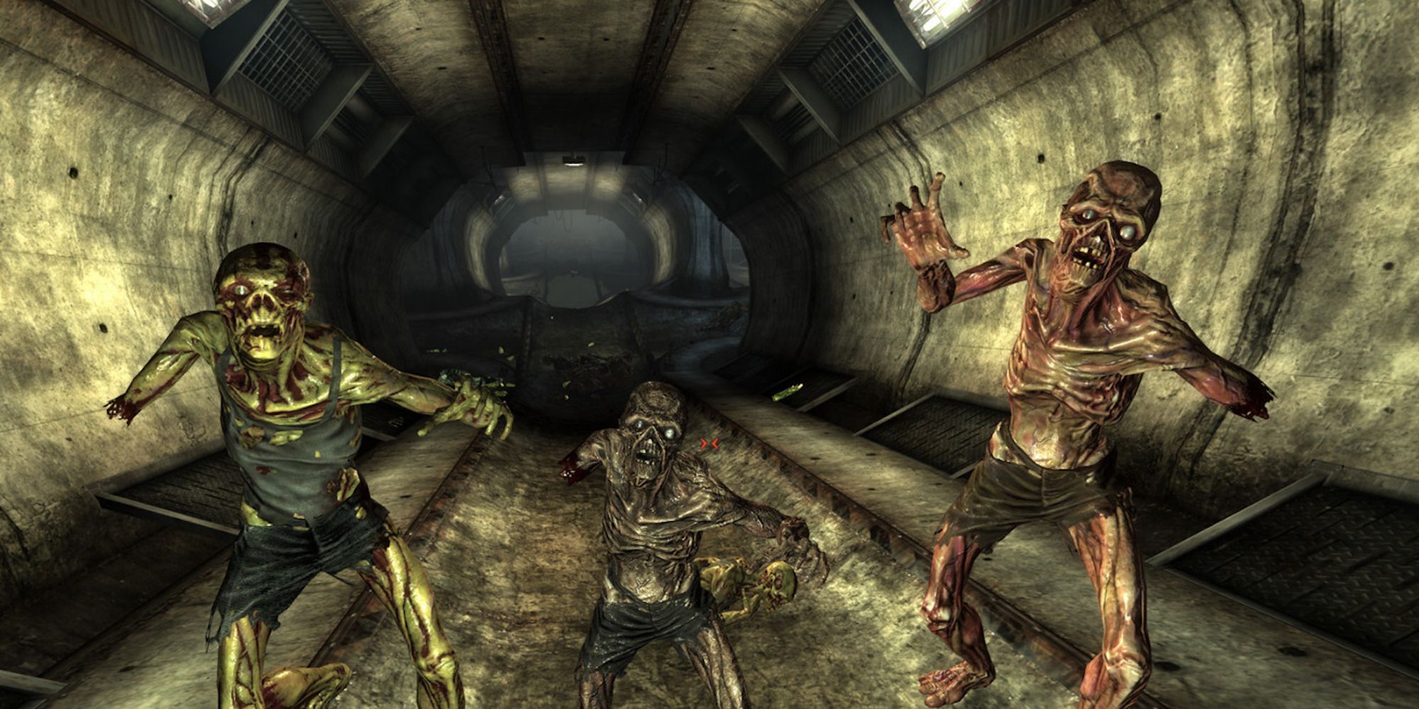 Fighting enemies in Fallout 3