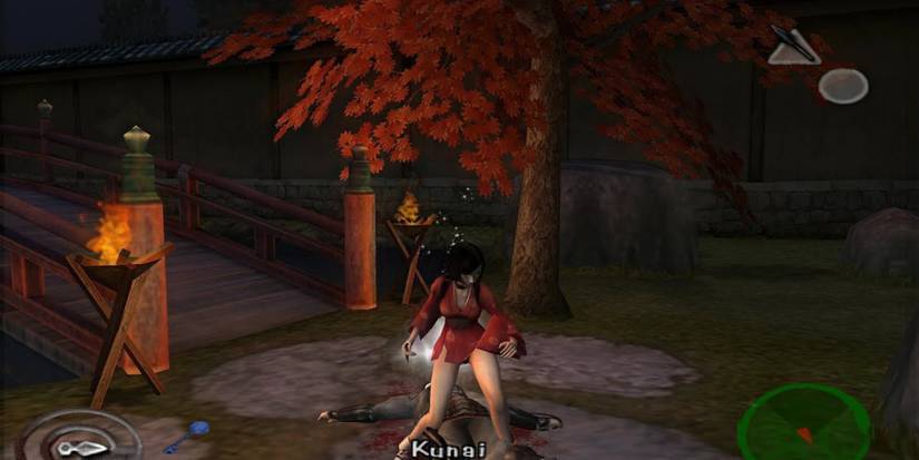 Fighting enemies in Red Ninja End Of Honor