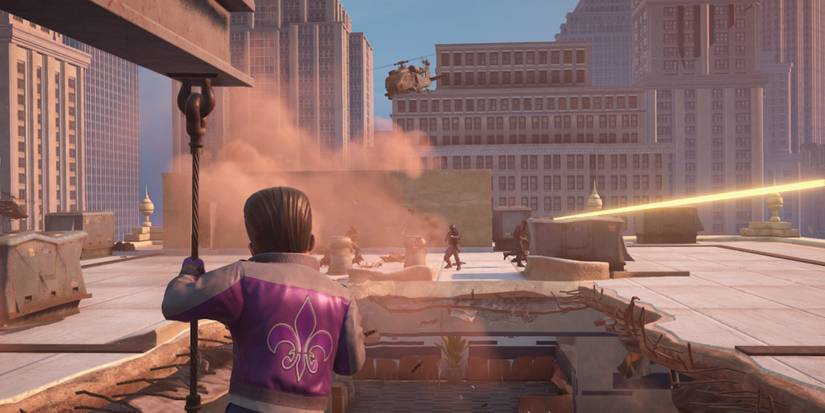Fighting enemies in Saints Row The Third