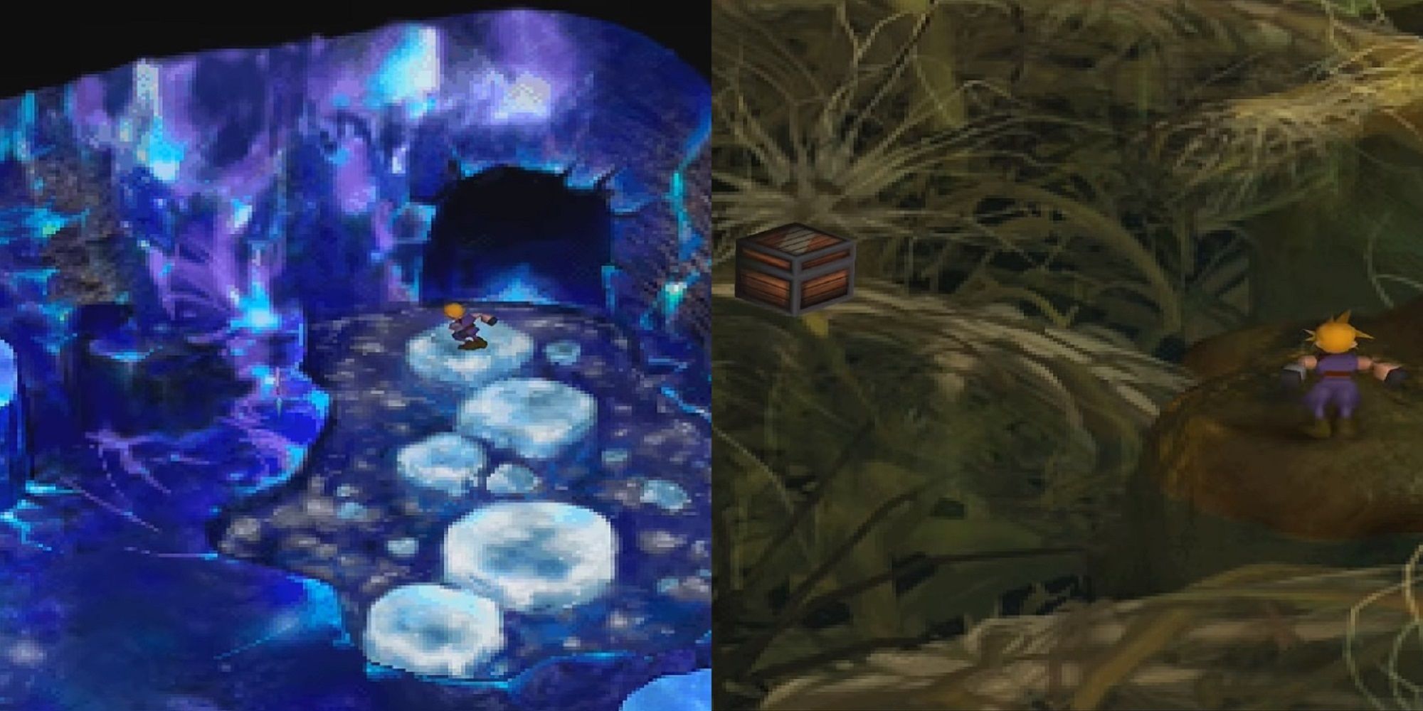 Featured image of Cloud exploring Gaea's Cliff and the Northern Cave in Final Fantasy 7