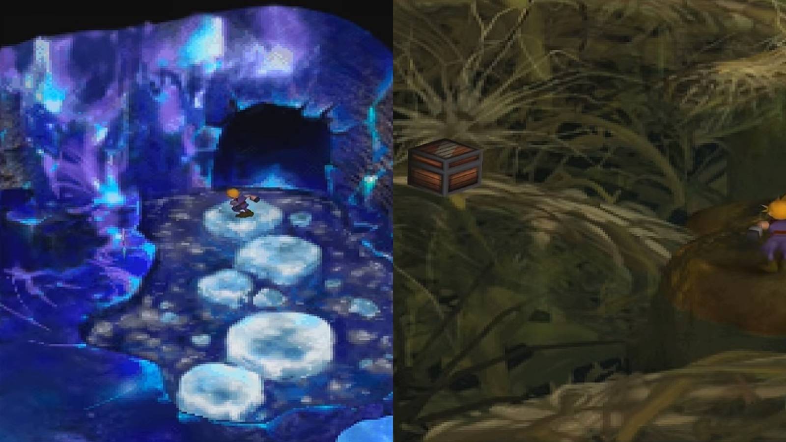 Featured image of Cloud exploring Gaea's Cliff and the Northern Cave in Final Fantasy 7