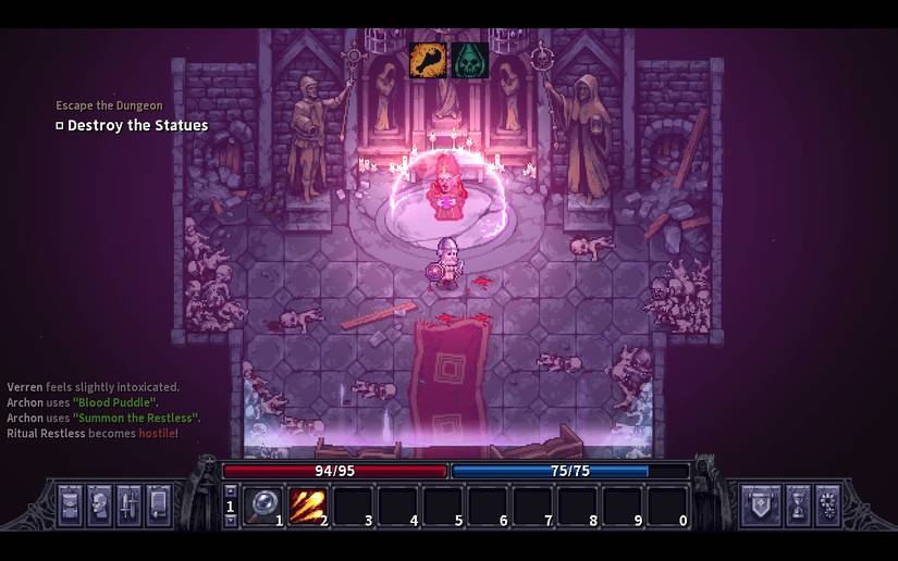 The beginning of the fight.