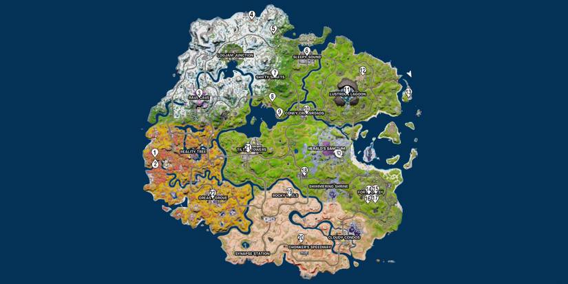 Fortnite Chapter 3 Season 4 NPC Locations