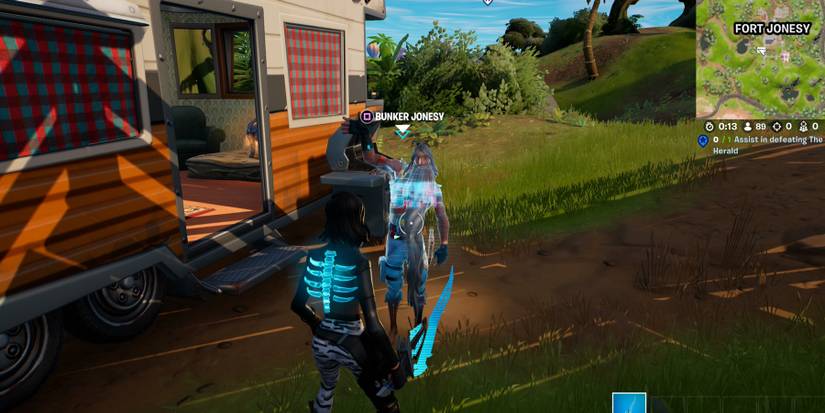Fortnite NPC Bunker Jonesy Location
